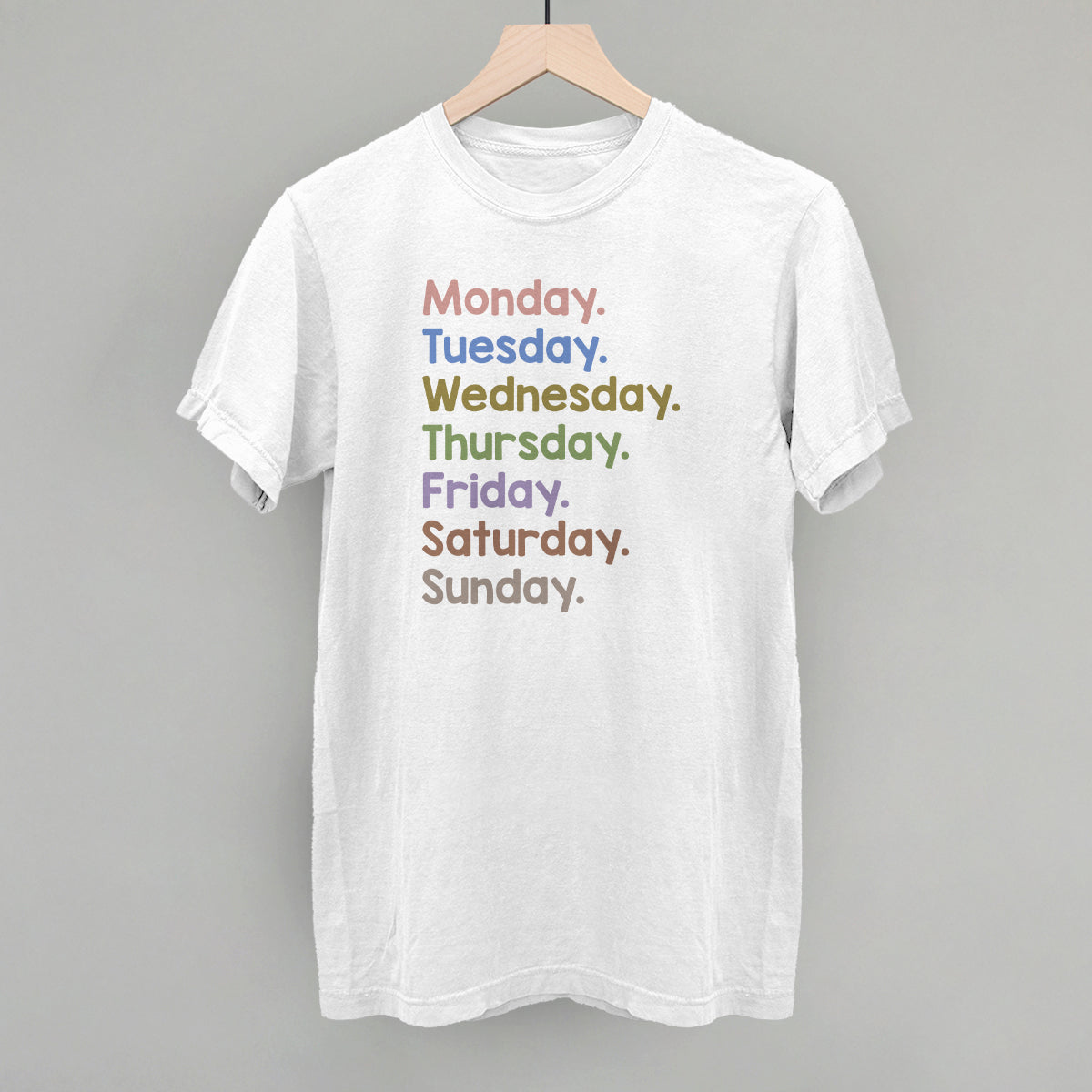 Days Of The Week Colorful