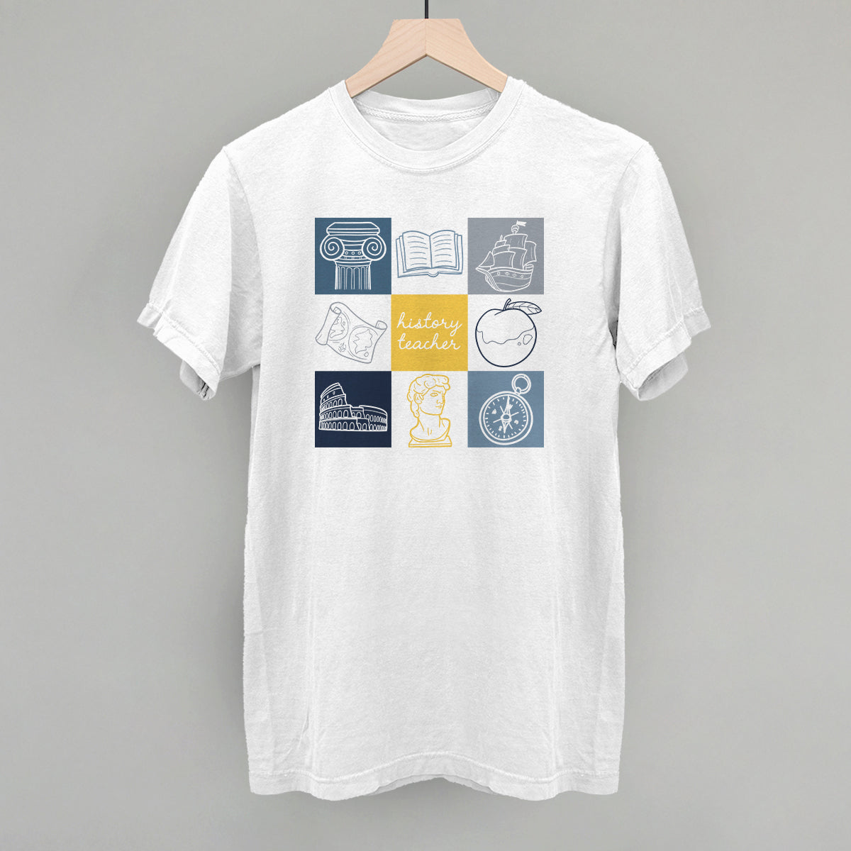 History Teacher Doodle Grid