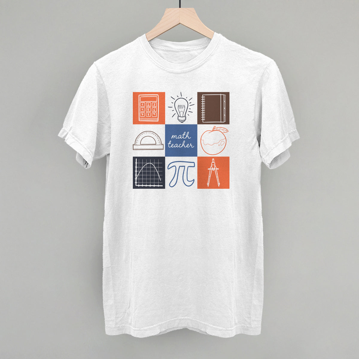 Math Teacher Doodle Grid