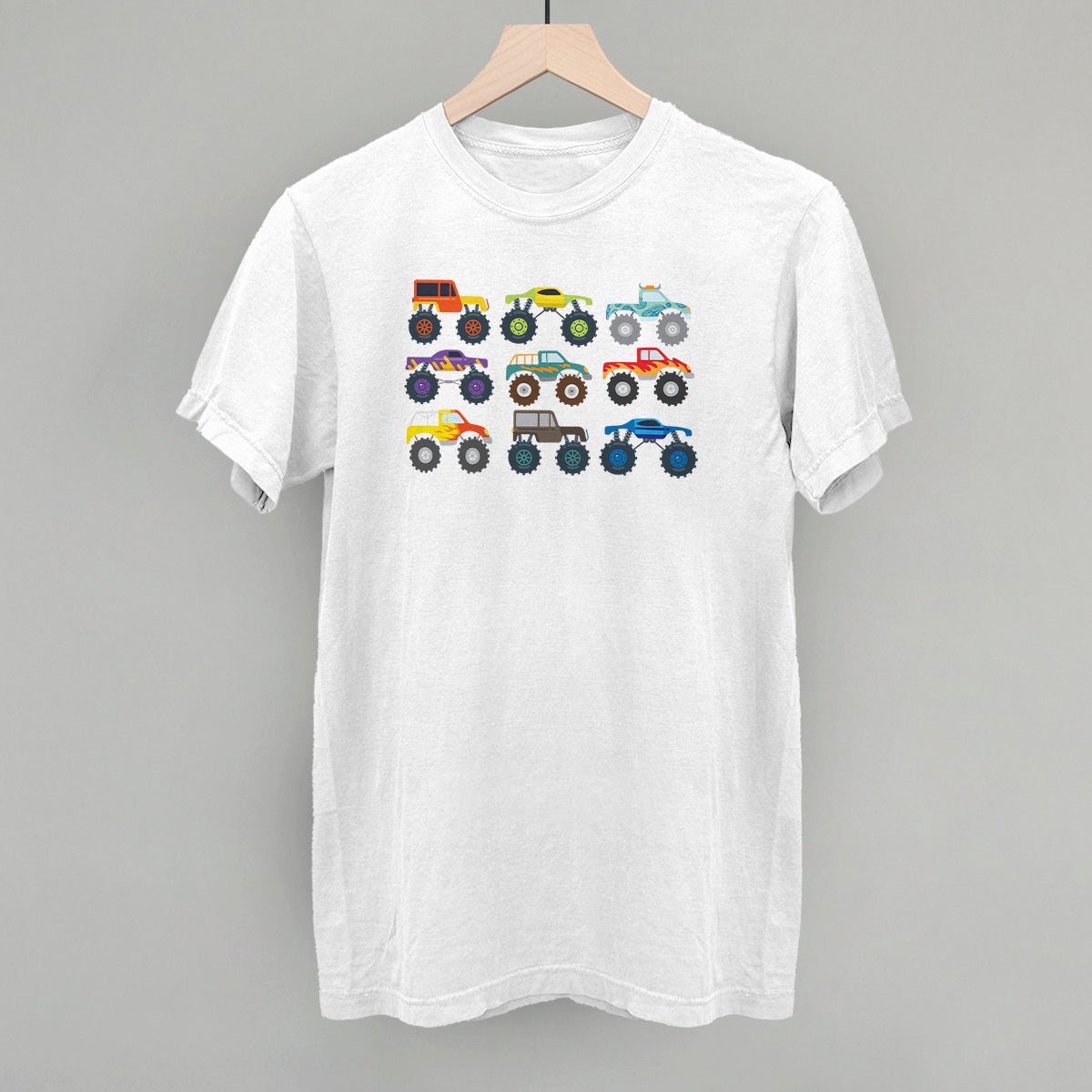 Colorful Monster Truck Doodles