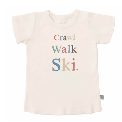 graphic tee | crawl walk ski