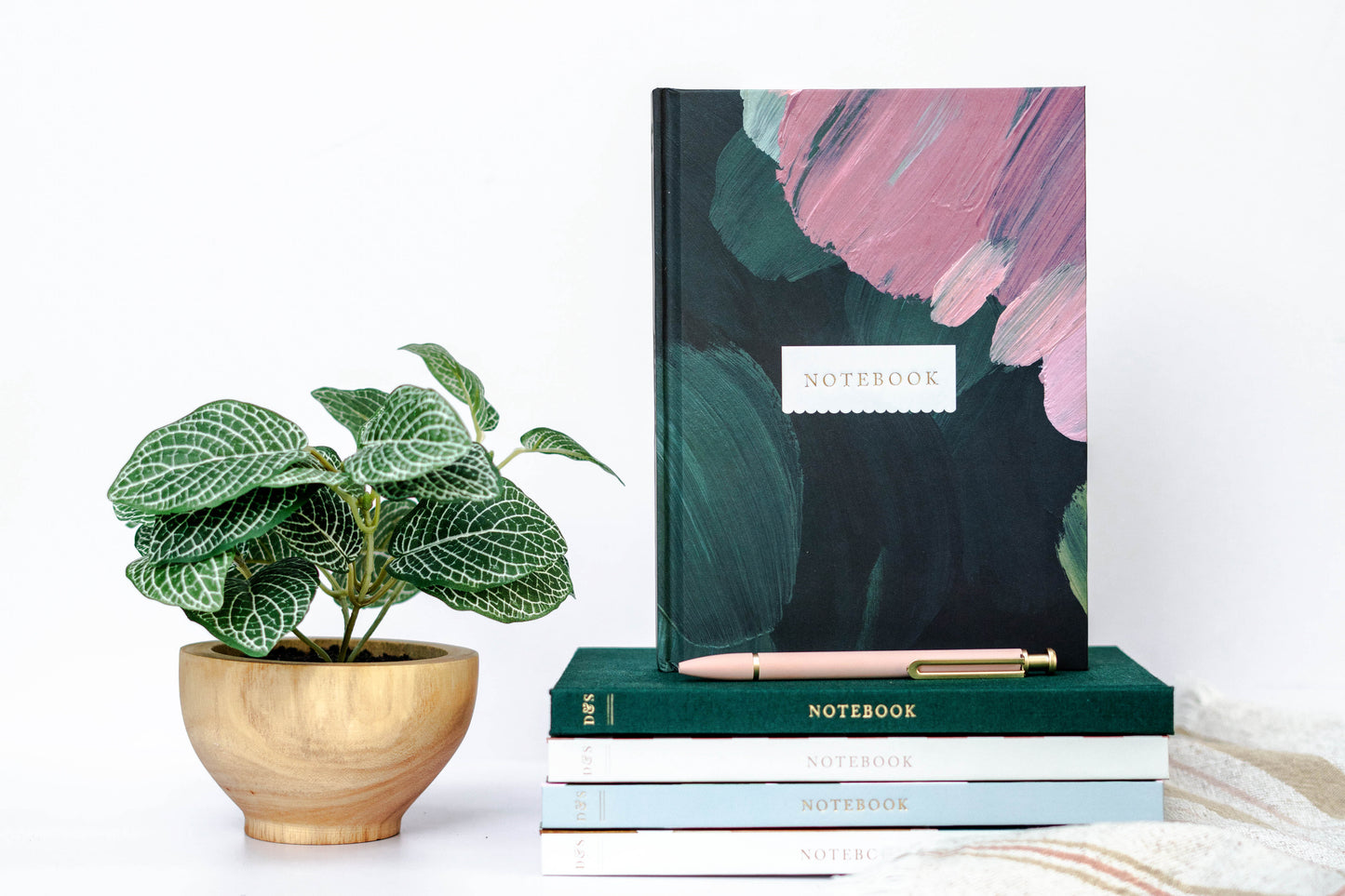 Blank Lined Journal: June Watercolors