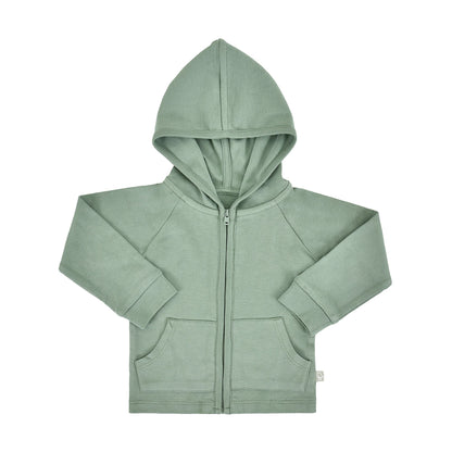 hoodie | basil green