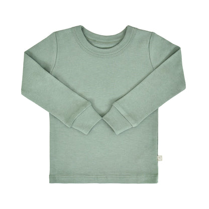 baby pajamas | Basil Green