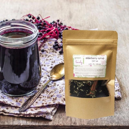 Elderberry DIY Kit - Herbal Remedy Aid for Colds, Flu, Allergies