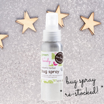Nature’s Herbal Bug Spray, Mosquito Repellent - Deet Free + Alcohol Free