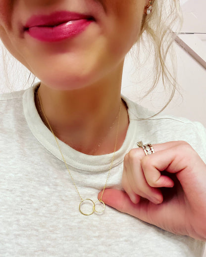 TOP SELLER! Non-Tarnish! New mom baby and me infinity necklace, Congratulations baby gift, pregnancy gift, baby shower & gender reveal gift! NON-Tarnish! 552 FIVE STAR REVIEWS!