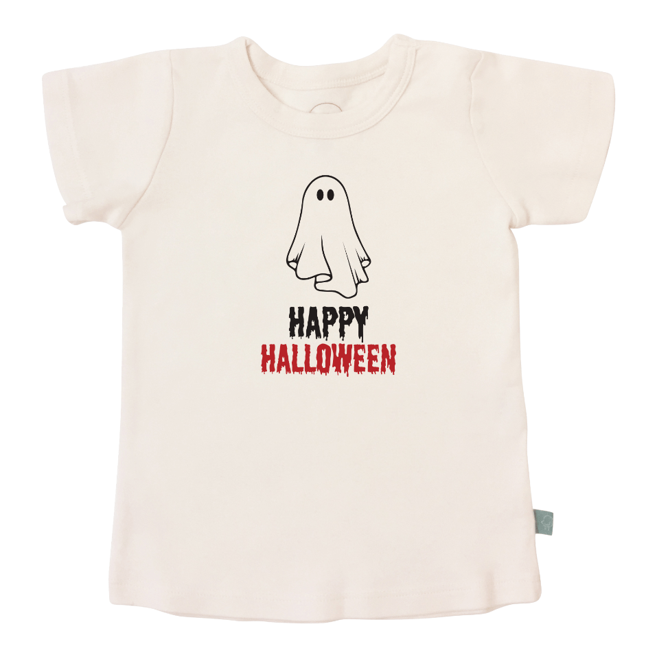 graphic tee | happy halloween ghost