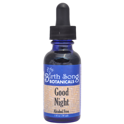 Good Night Herbal Sleep Tincture with Valerian and Passionflower, Natural Sleep and Relaxation Support Supplement 1 oz.