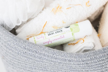Simply Unscented Calendula Skin Stick - Organic Lotion Stick - Travel Size