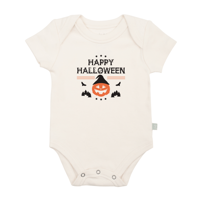 graphic bodysuit | halloween pumpkin