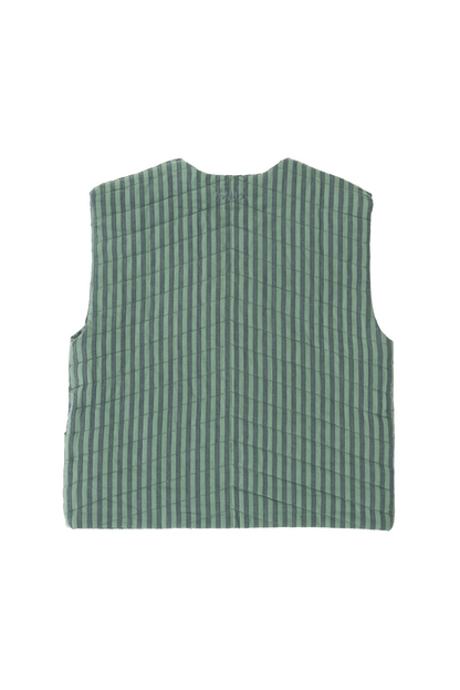 Reversible Kids Vest - Mint Patchwork