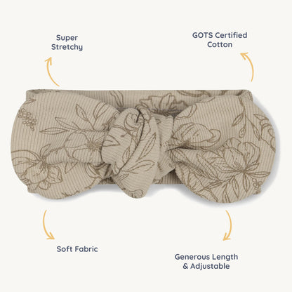 Organic Headwrap - Vintage Bloom