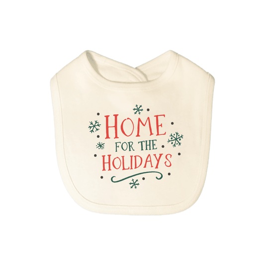 graphic bib | home for the holidays