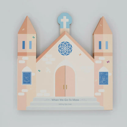 When We Go to Mass - shaped board book