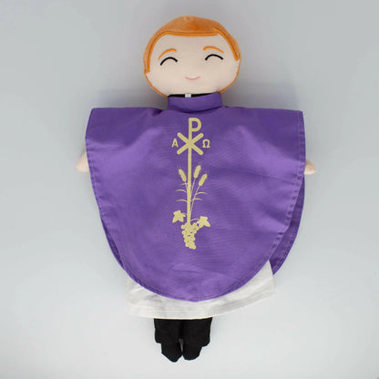 Father Paul Catholic Priest Rag Doll 14 Piece Set