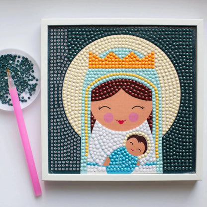 Gem Art Craft Kit Blessed Virgin Mary