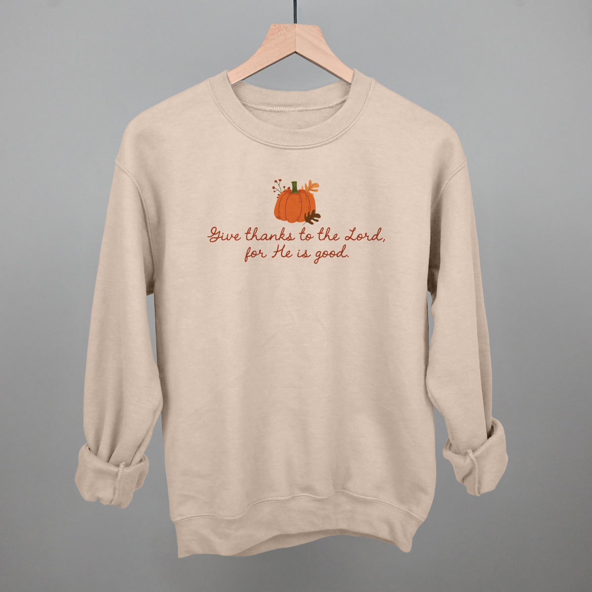 Give Thanks To The Lord Pumpkin