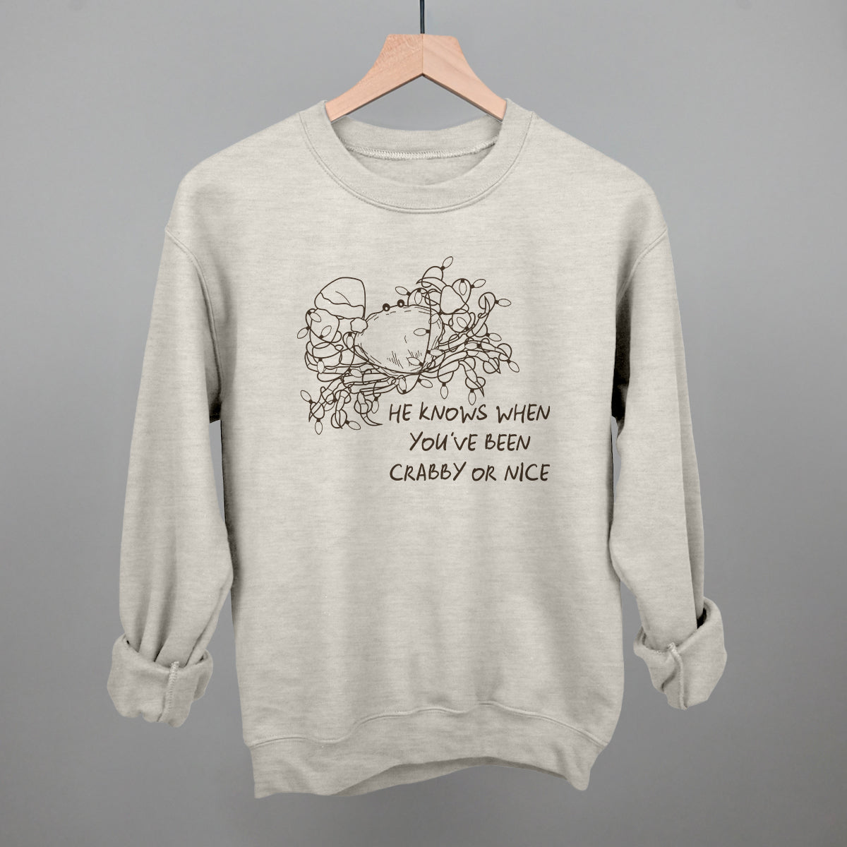 He Knows When You've Been Crabby Or Nice