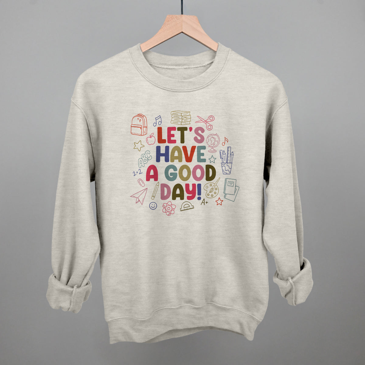 Let's Have A Good Day Colorful Doodles