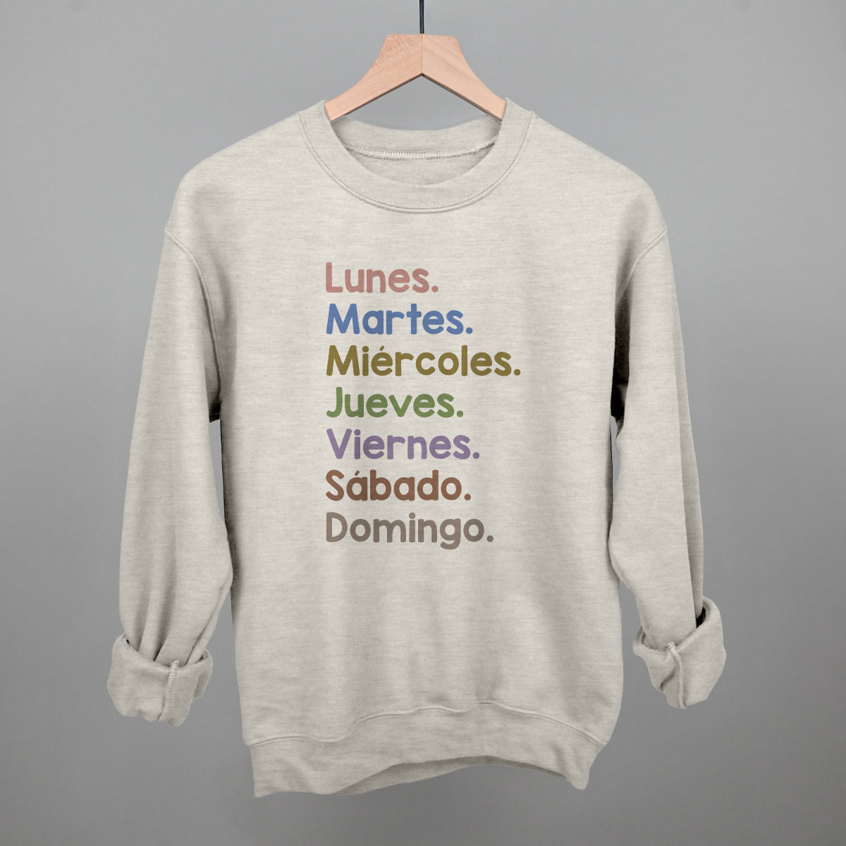 Dias De La Semana Colorful