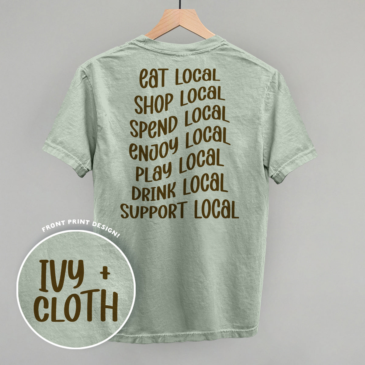 Shop Local Phrases (Back Print)
