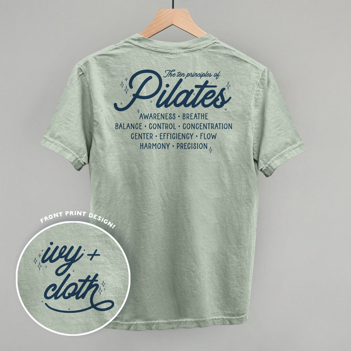 The 10 Principles Of Pilates (Back Print)