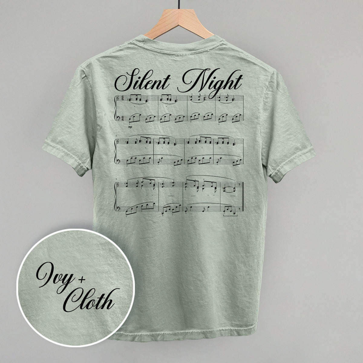 Silent Night Sheet Music (Back Print)