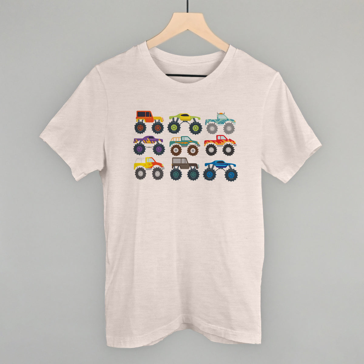 Colorful Monster Truck Doodles