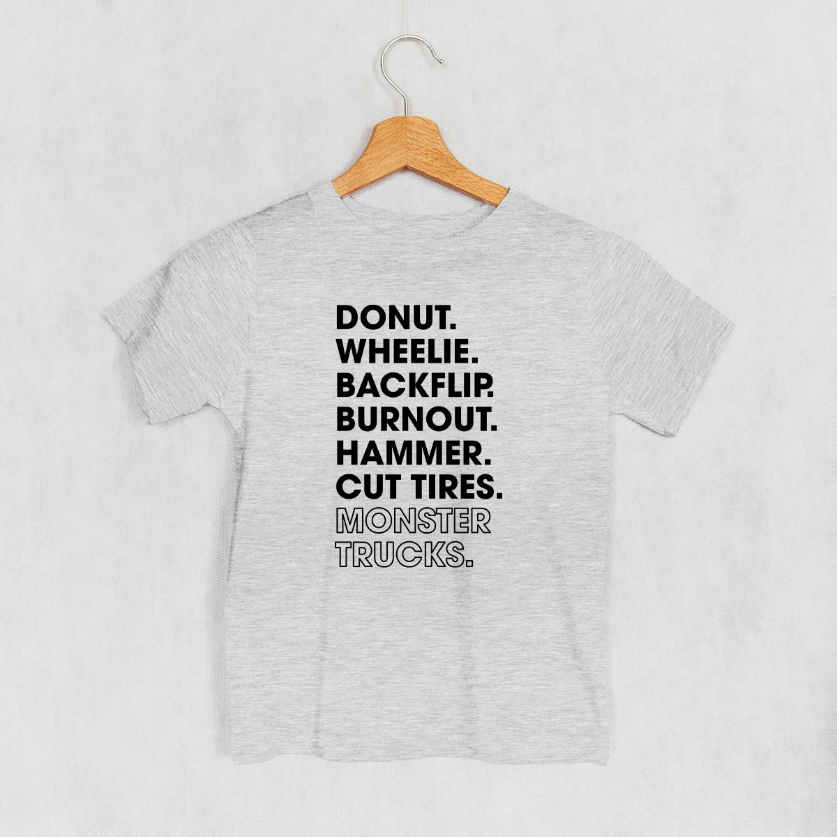 Monster Truck Lingo List (Kids)