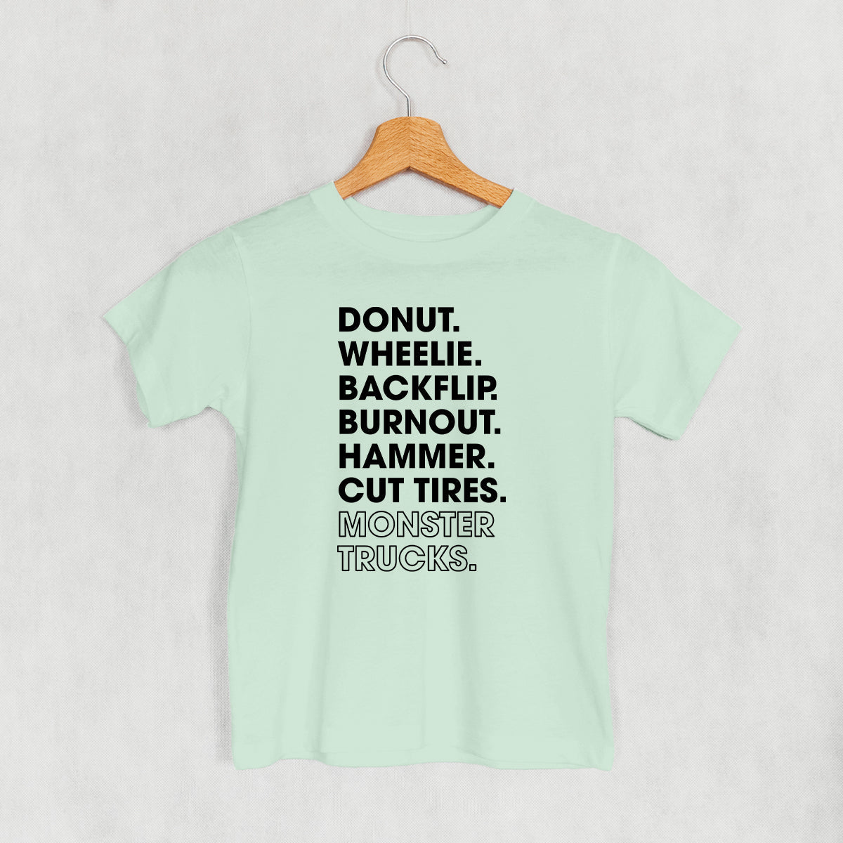 Monster Truck Lingo List (Kids)