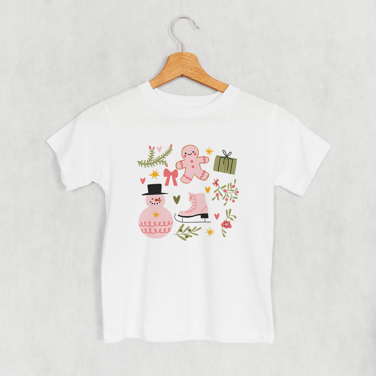 Pink Christmas Doodles (Kids)