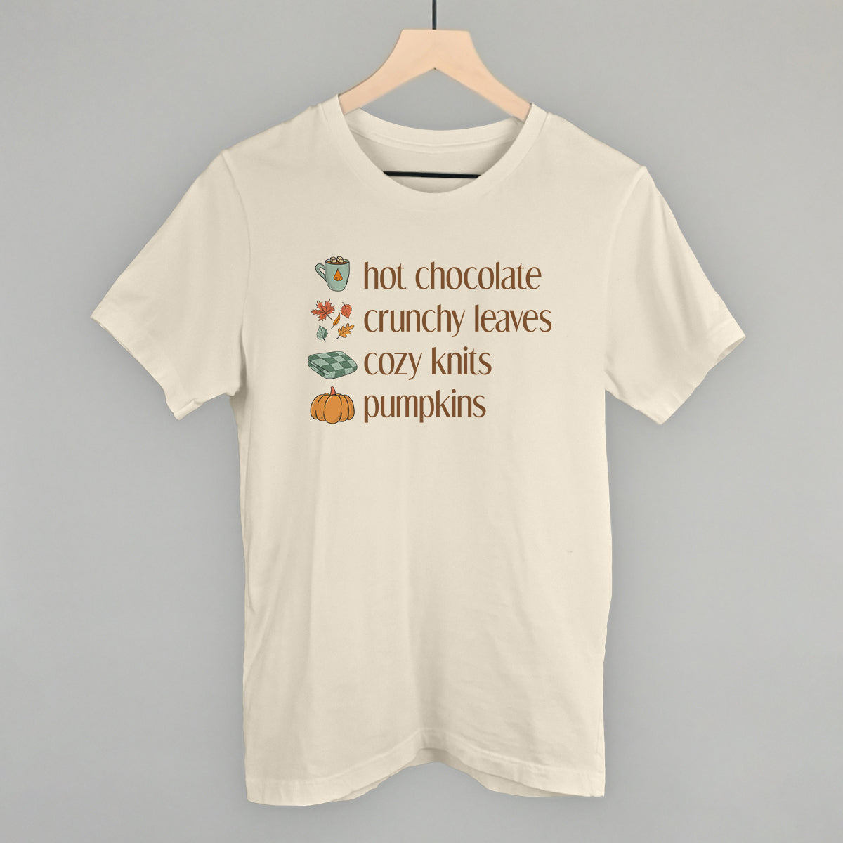 Hot Chocolate, Crunchy Leaves, Cozy Knits, Pumpkins