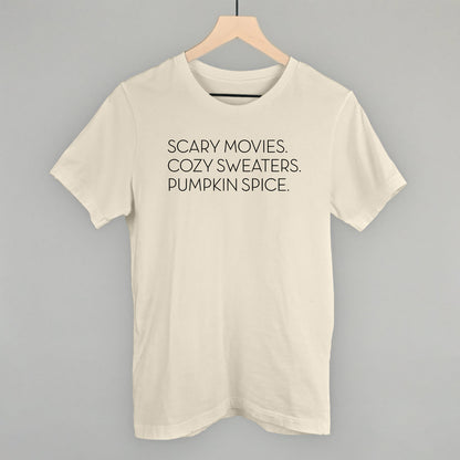 Scary Movies, Cozy Sweaters, Pumpkin Spice