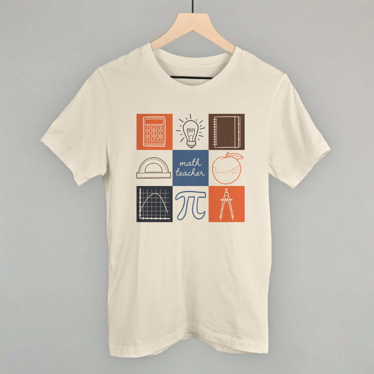 Math Teacher Doodle Grid