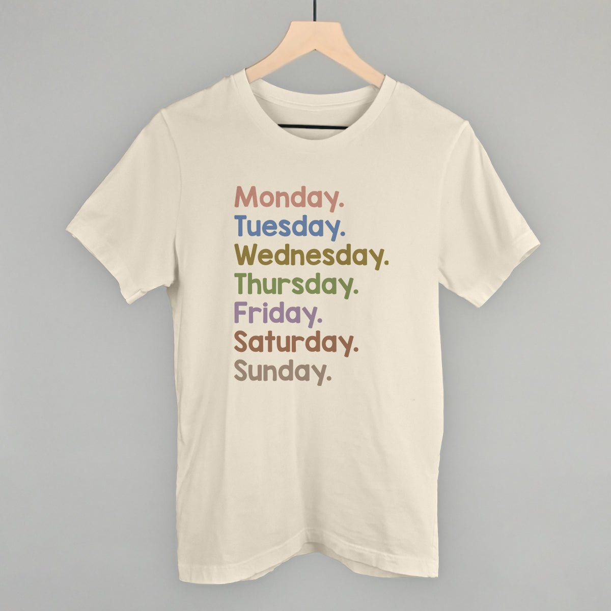 Days Of The Week Colorful