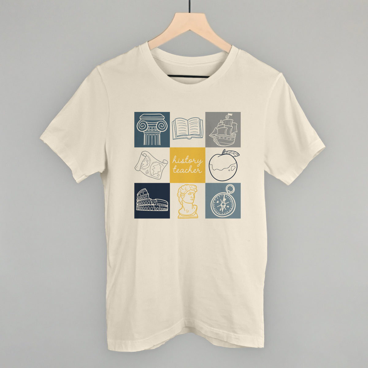 History Teacher Doodle Grid