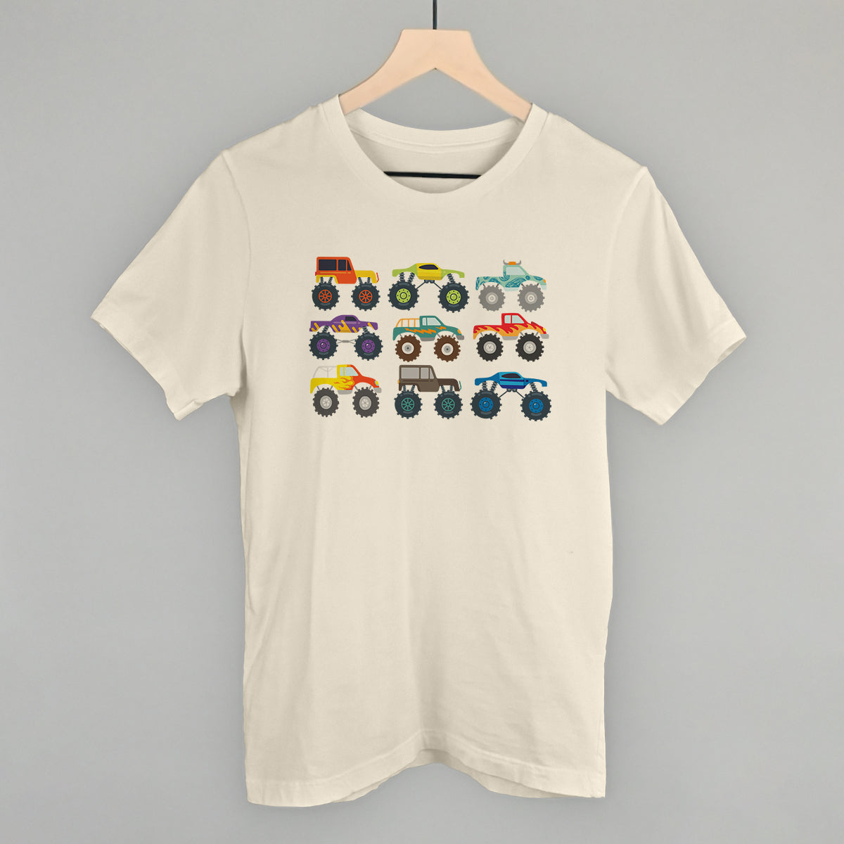 Colorful Monster Truck Doodles