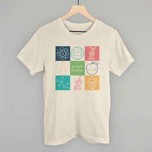 Science Teacher Doodle Grid