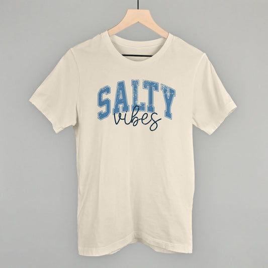 Salty Vibes Arch + Script Distressed