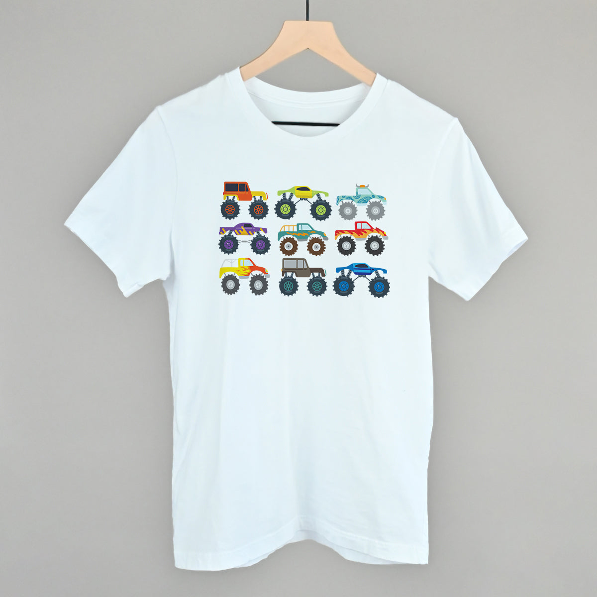 Colorful Monster Truck Doodles