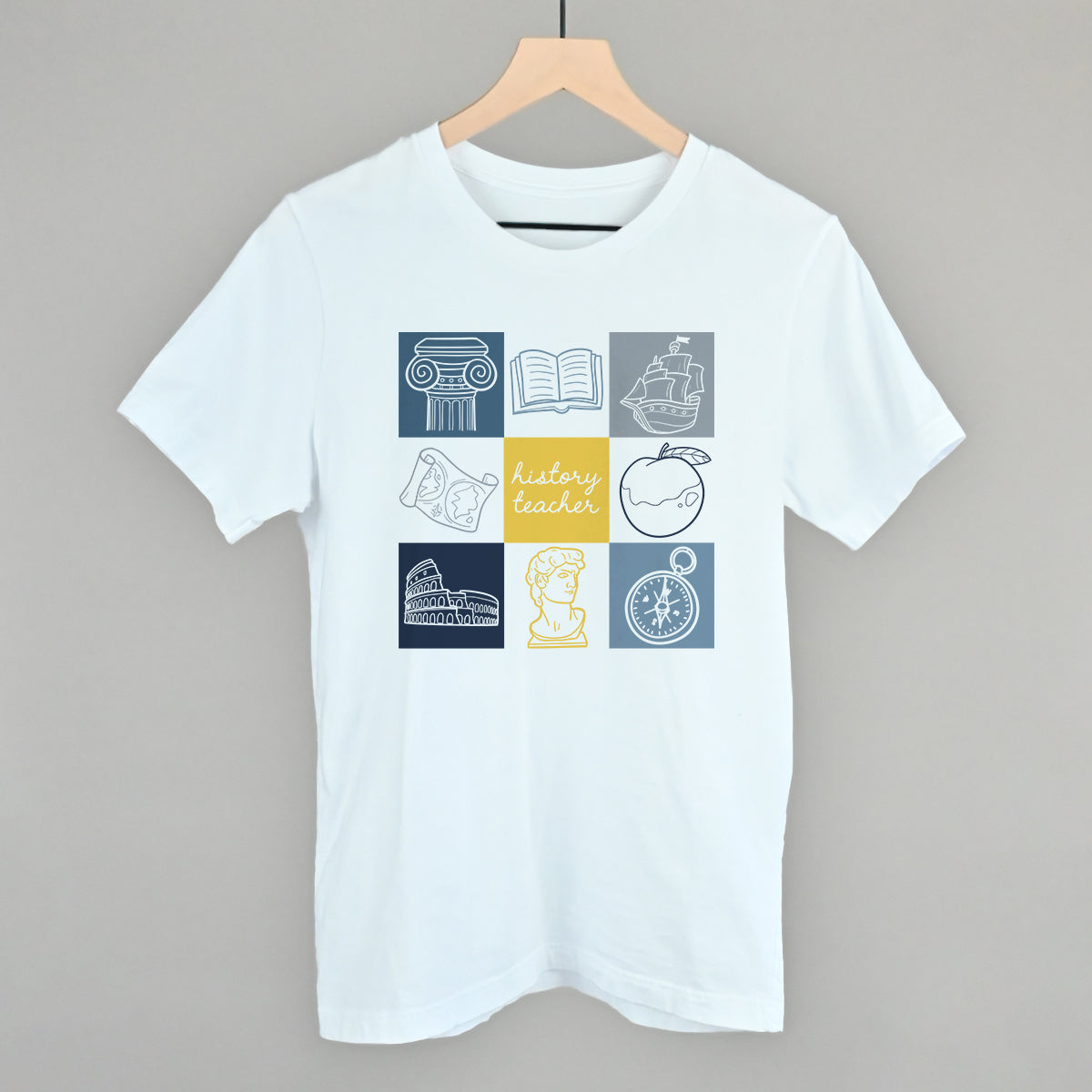 History Teacher Doodle Grid