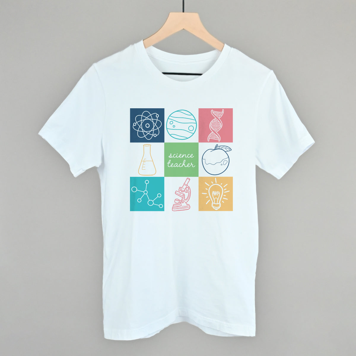 Science Teacher Doodle Grid