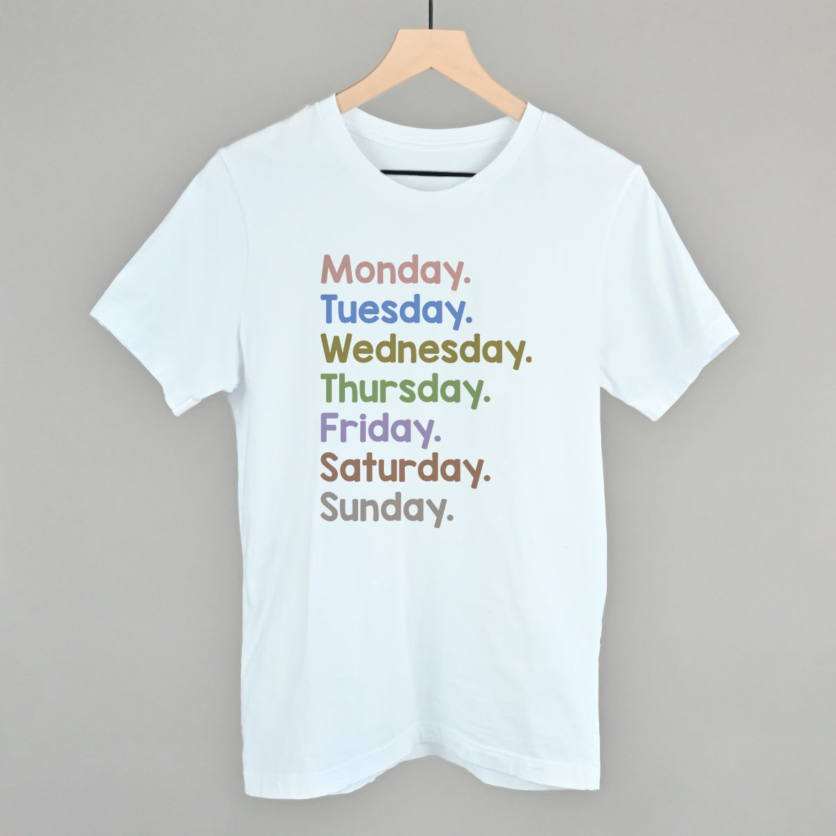 Days Of The Week Colorful