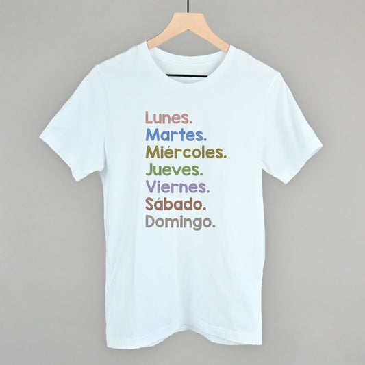 Dias De La Semana Colorful