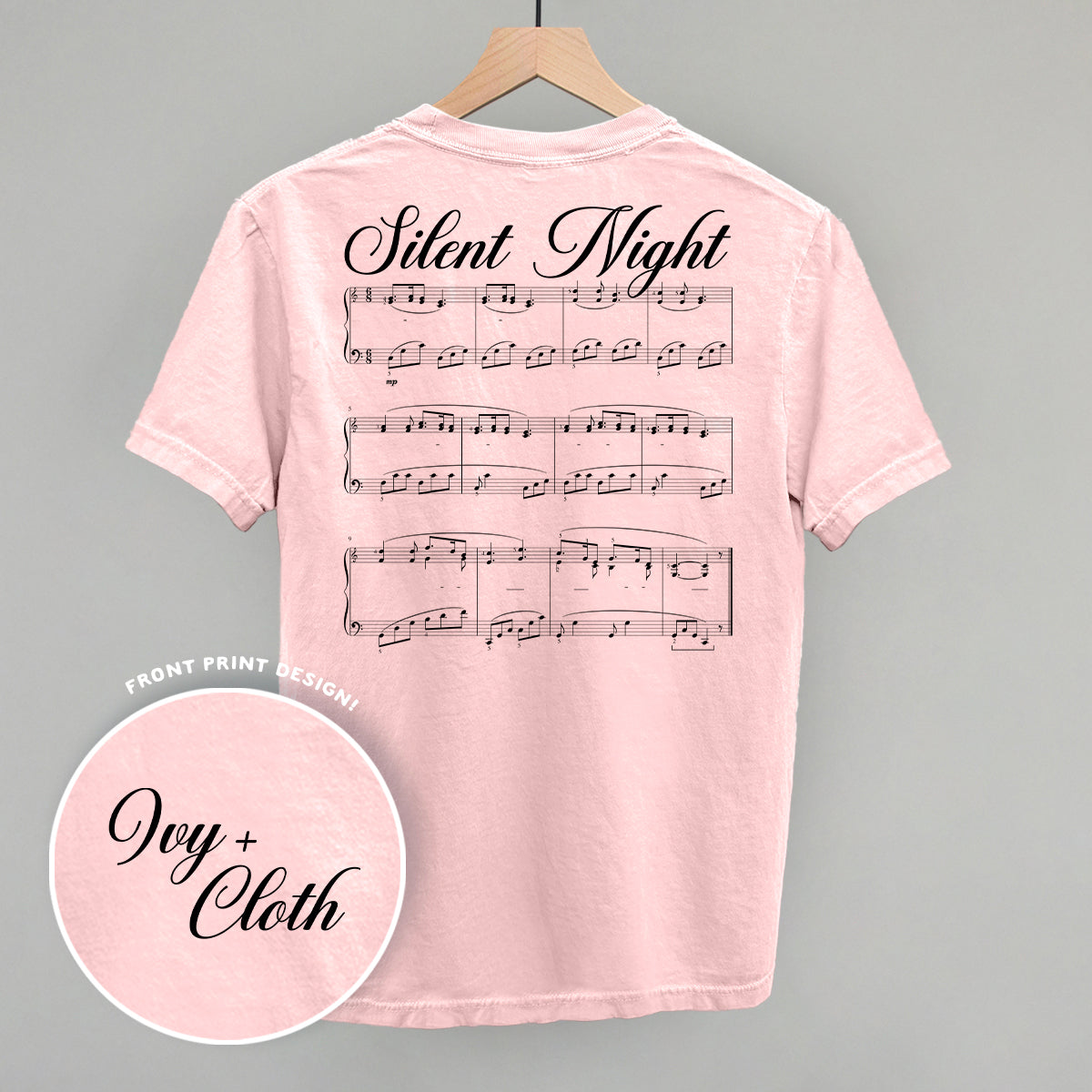 Silent Night Sheet Music (Back Print)