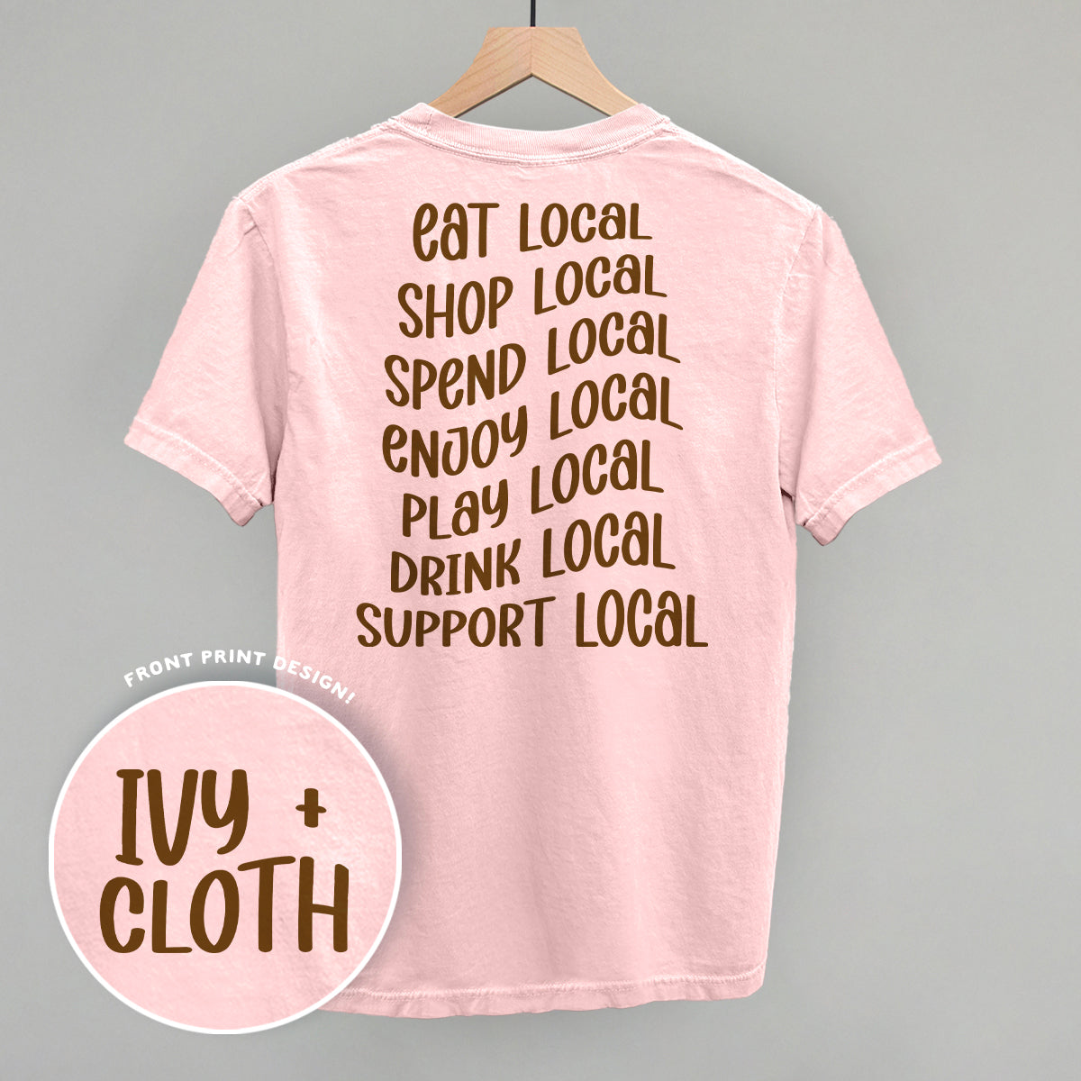Shop Local Phrases (Back Print)