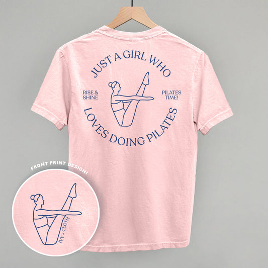 Just A Girl Who Loves Doing Pilates (Back Print)