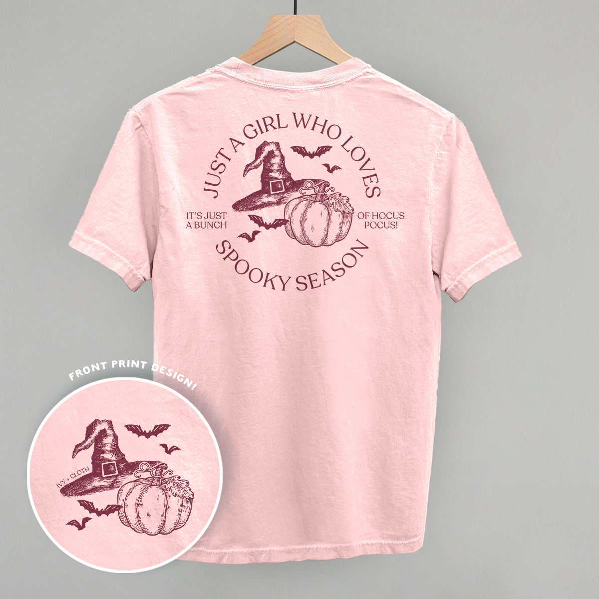 Just A Girl Who Loves Spooky Season (Back Print)