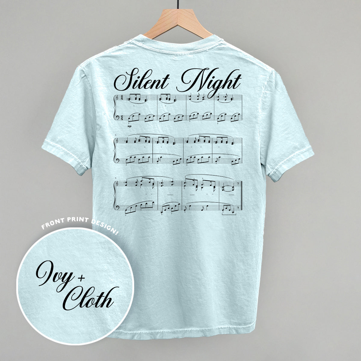 Silent Night Sheet Music (Back Print)